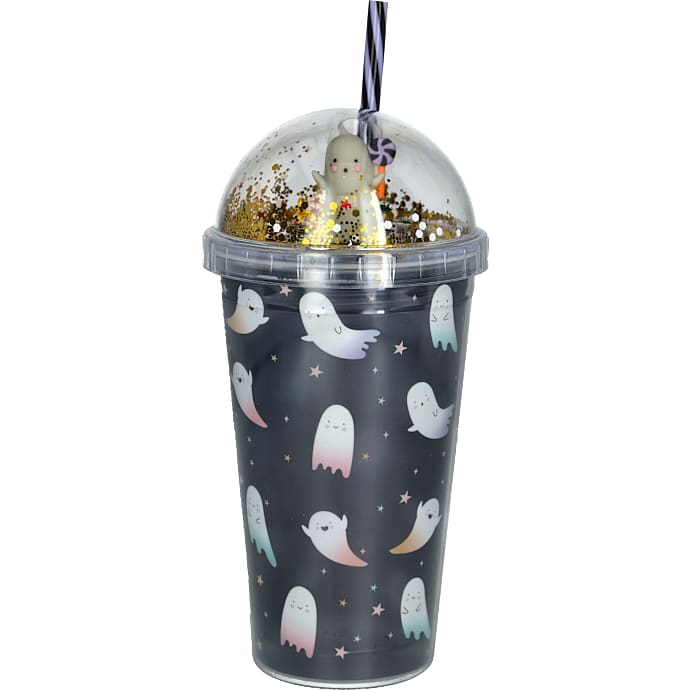 Halloween tumbler med låg 480 ml - flere varianter - assorteret