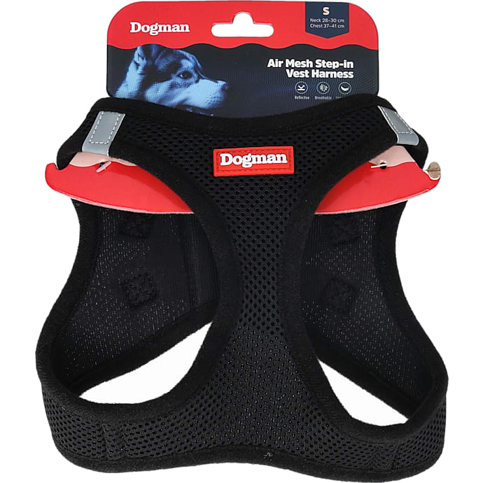 Dogman air mesh hundevest - str. S