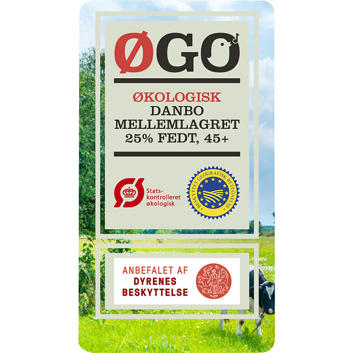 ØGO Skæreost mellemlagret 45+ øko