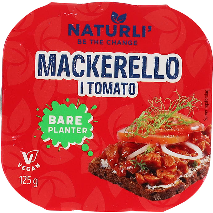 Mackerello i tomat plantebaseret pålæg