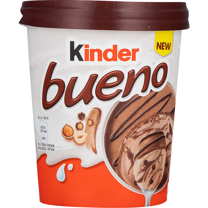 Kinder Bueno mælkeis – produktbillede