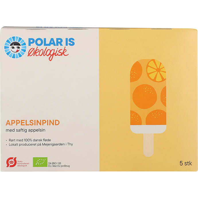 Flødeispind m. appelsin