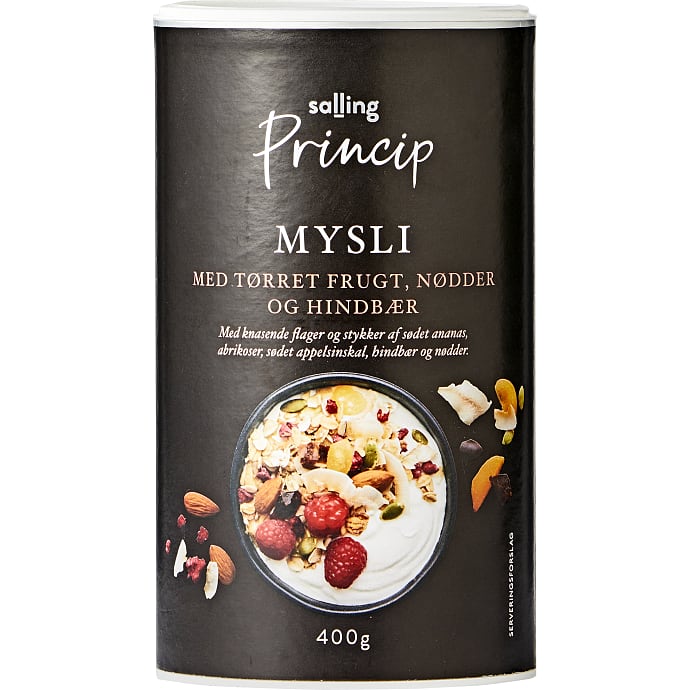 Salling Princip Müsli m. nødder og hindbær