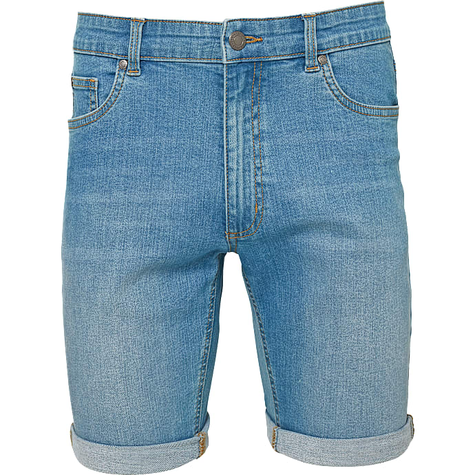VRS herre denim shorts str. 2XL - lyseblå