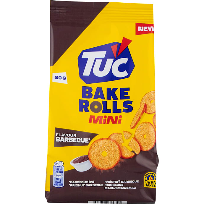 Bake Rolls Mini kiks m. BBQ smag