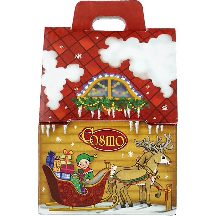 Chokolde julehus m. julekugler