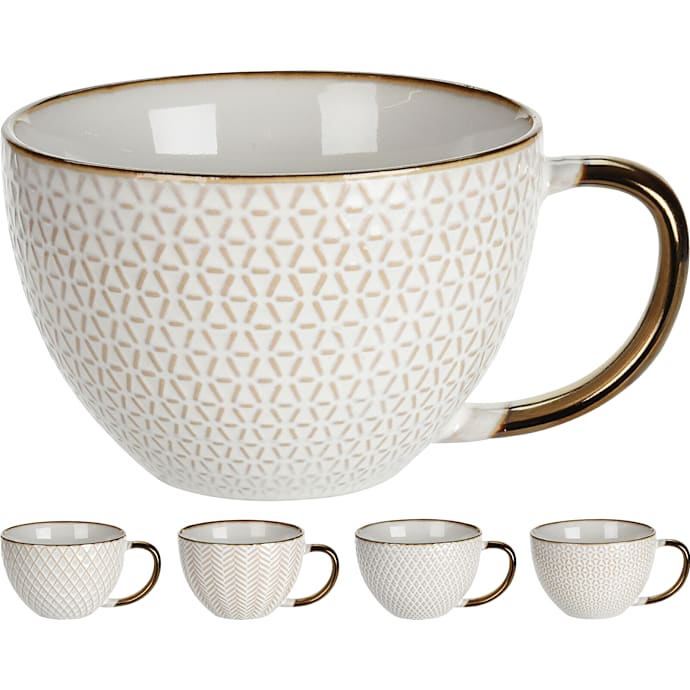 Andre mærker Krus Creme/Kobber Assorteret