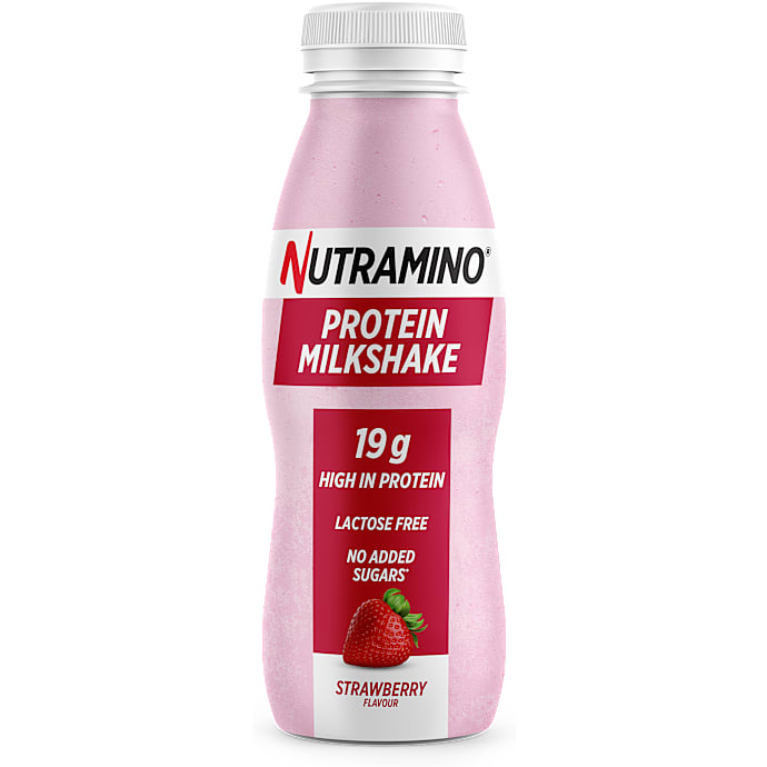 Proteinmilkshake m. jordbærsmag