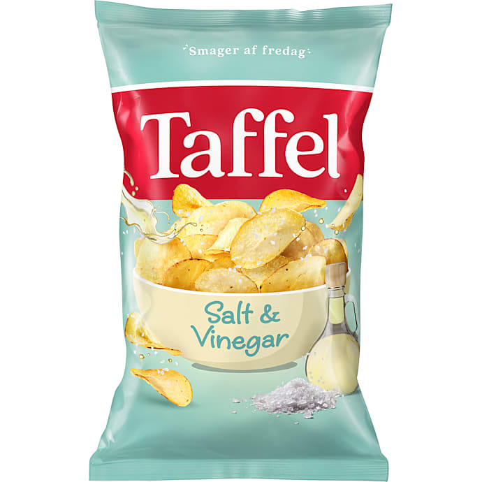 Salt og vinegar chips – produktbillede
