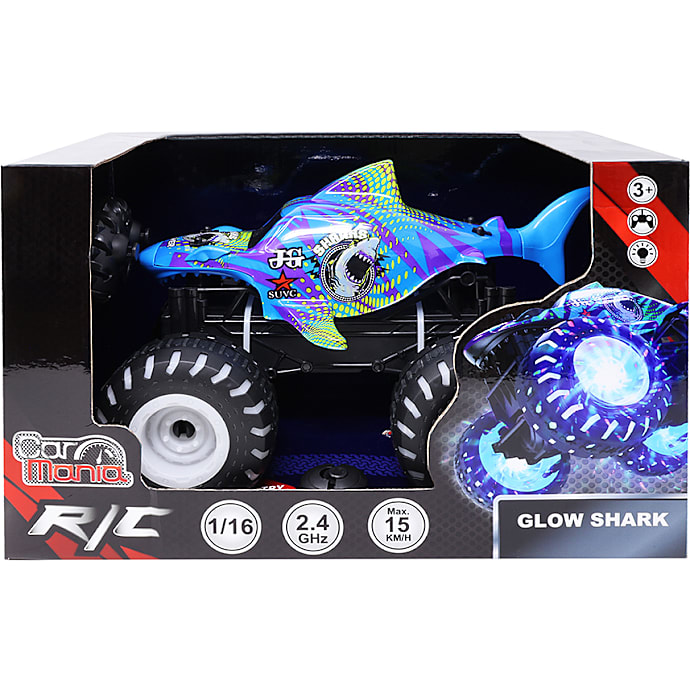 Car Mania lysende hajbil