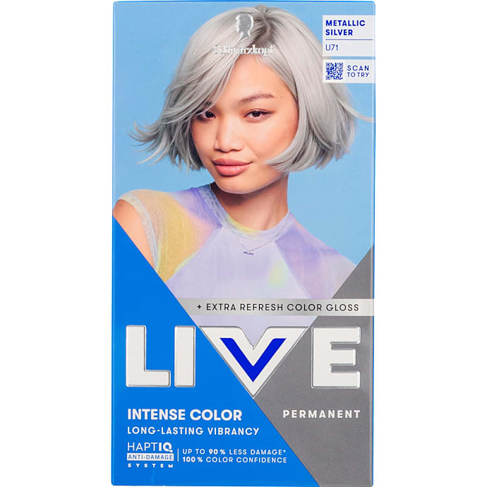 Intense Color permanent hårfarve U71 Metallic Silver