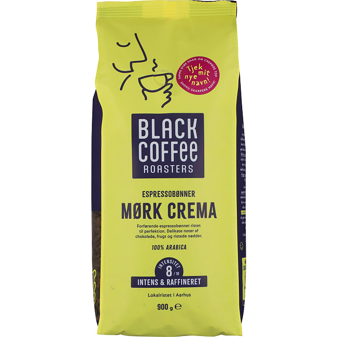 Espresso Mørk Crema hele bønner