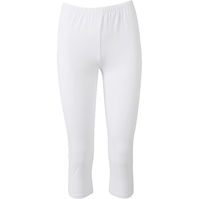 VRS dame capri leggings str. S - hvid