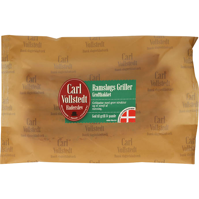 Grillpølser m. ramsløg