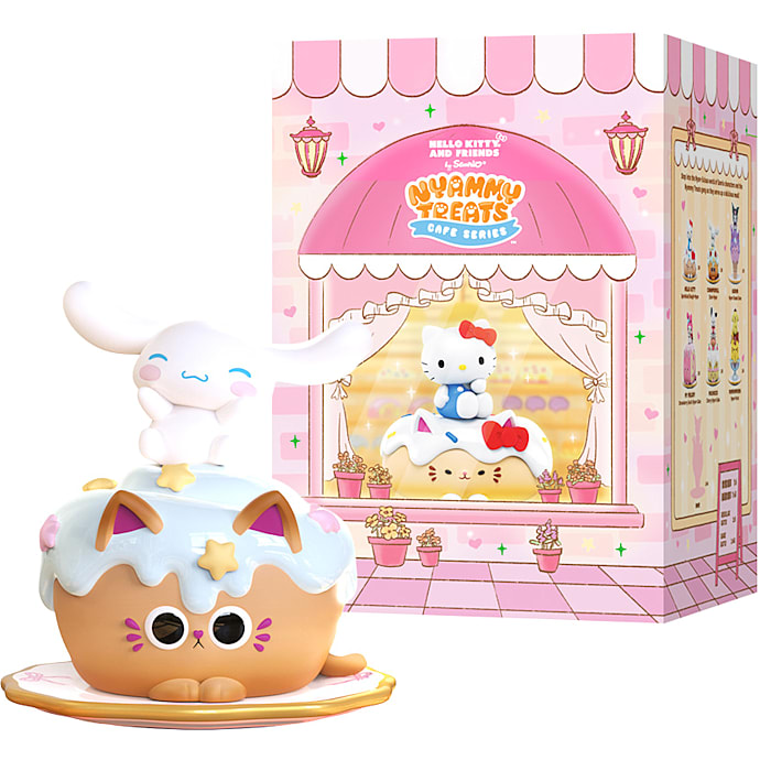 Nyammy treats nyammy treats x sanrio cafe figur – flere varianter – assorteret