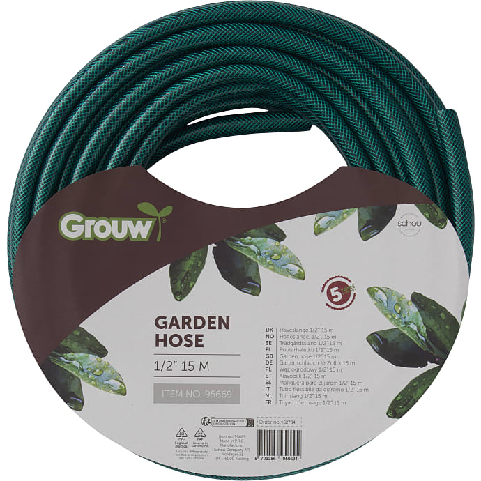 GROUW haveslange 1/2'' - 15 meter