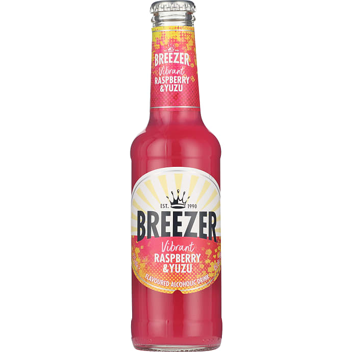 Breezer m. hindbær og citrus
