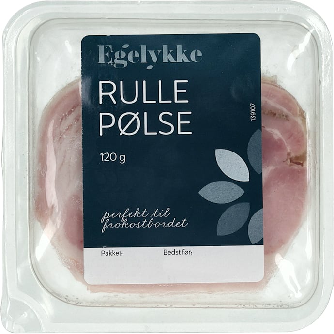 Rullepølse i skiver