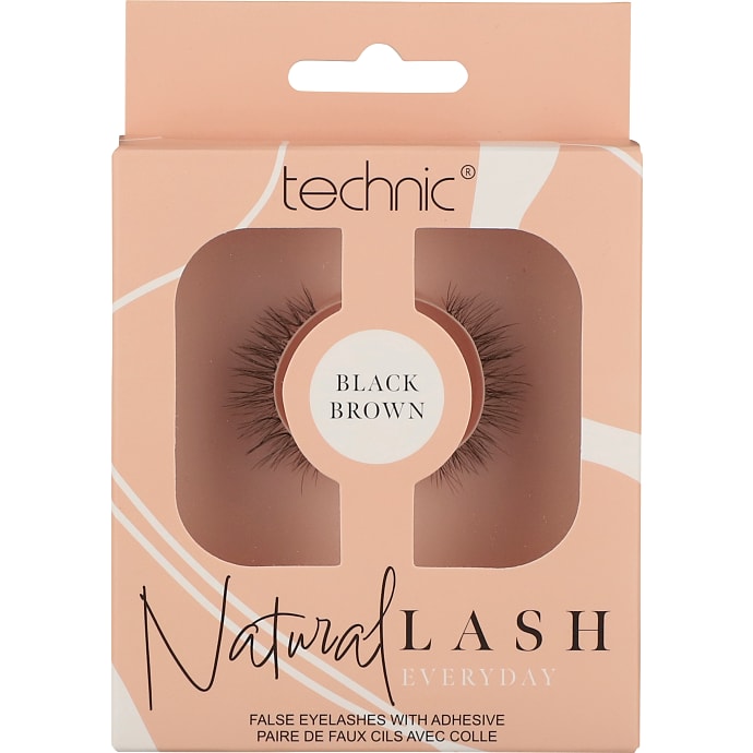 Technic kunstige øjenvipper Black Brown