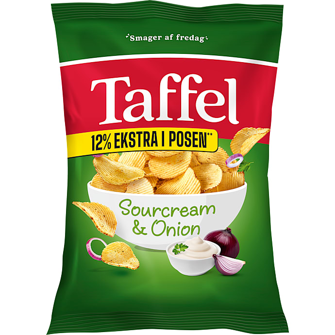 Chips m. sour cream and onion