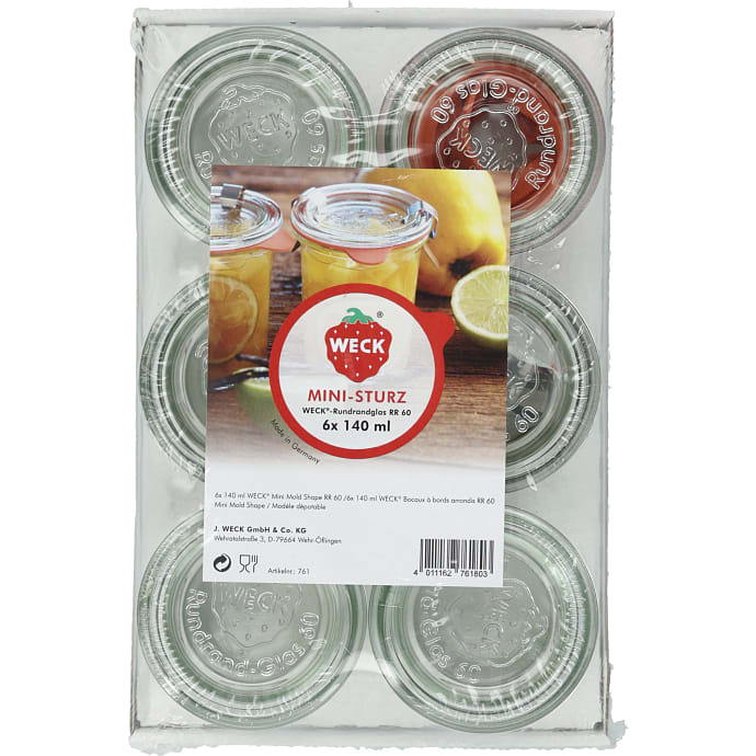 Weck glas 6-pak