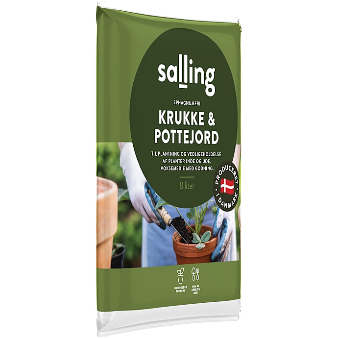 Salling pottejord sphagnumfri 8 liter