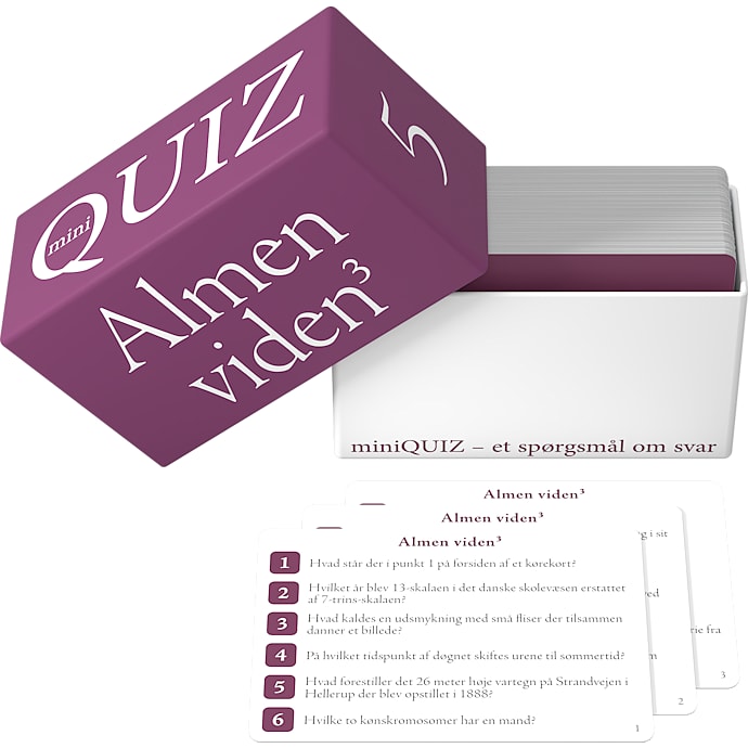 MiniQUIZ - Almen viden 3 – produktbillede
