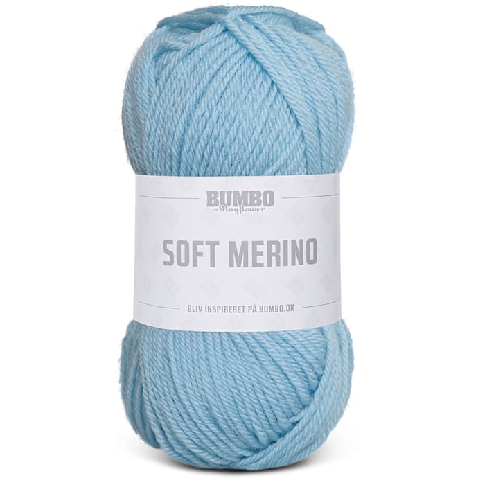 BUMBO By Mayflower merinouldgarn - lyseblå 148
