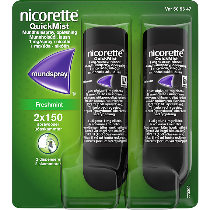 Nicorette, Nikotinmundspray Duo