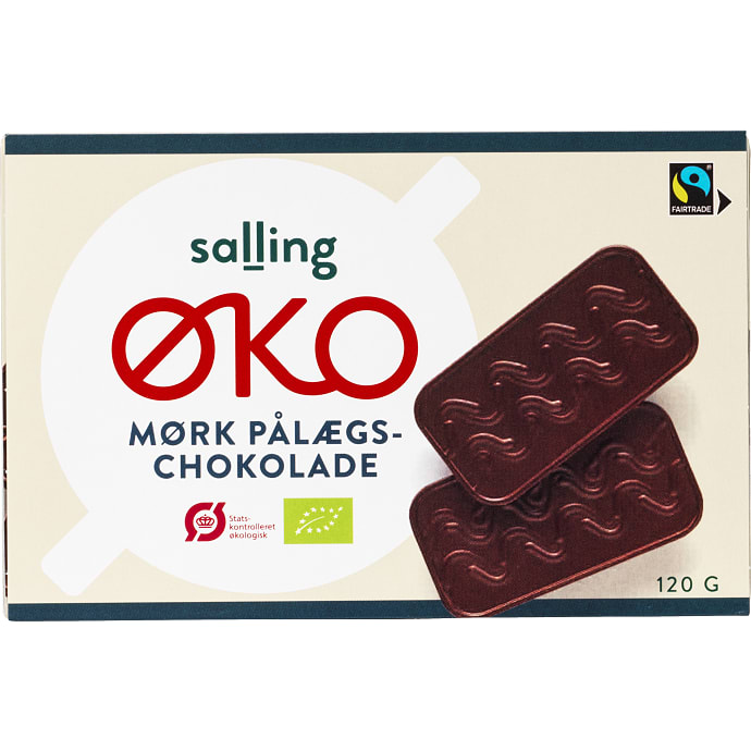 Salling ØKO Mørk pålægschokolade 53% kakao øko