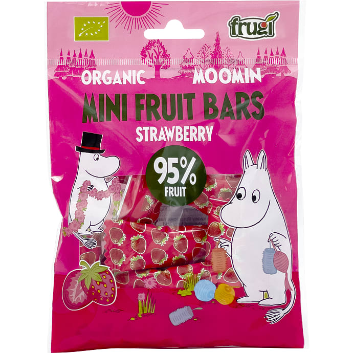 Frugtsnacks m. jordbær øko