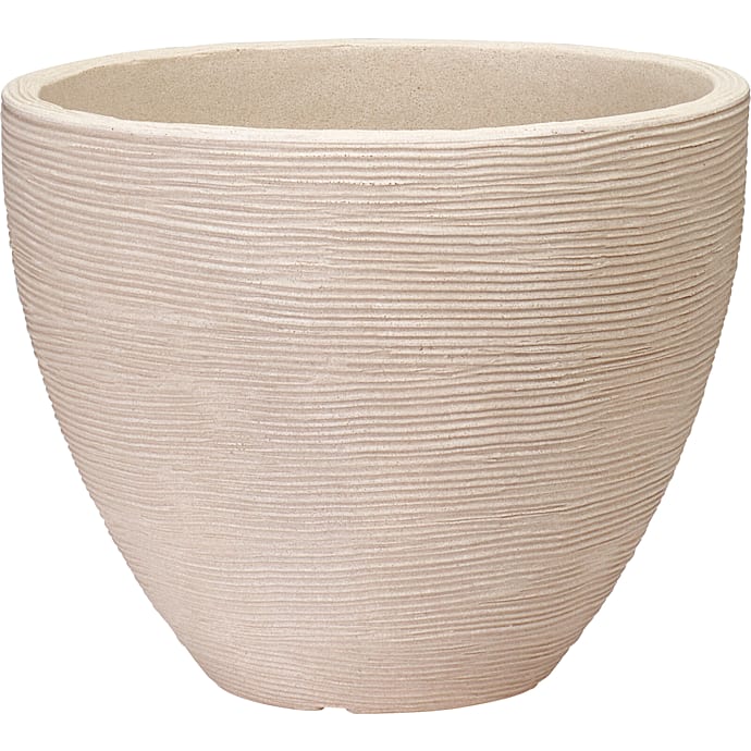 Rillet Plastikkrukke Sand