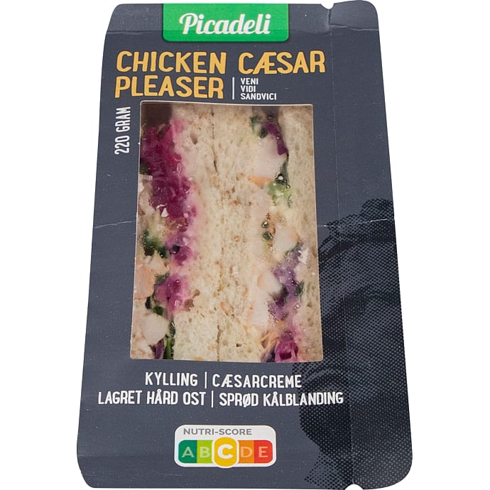 Sandwich m. kylling caesar – produktbillede