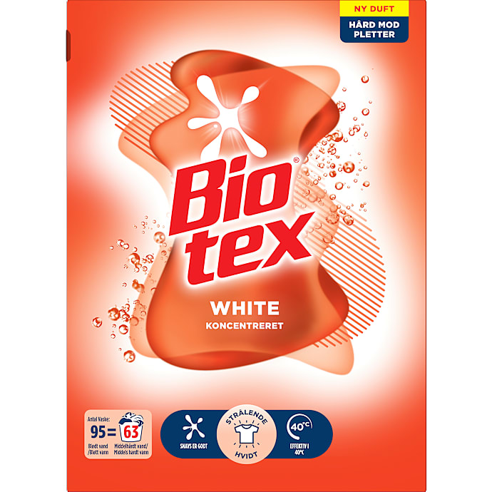 Vaskepulver hvid vask