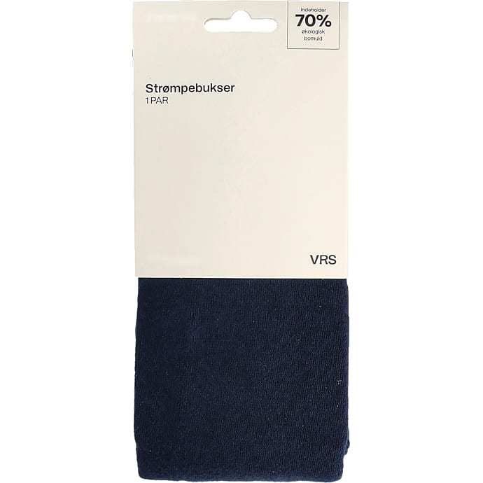 VRS dame bomuldsstrømpebukser str. l/xl - navy