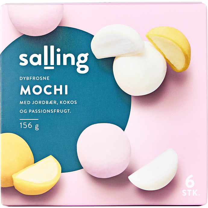 Salling Isdessert m. kokos, jordbær og passionsfrugt 156 g