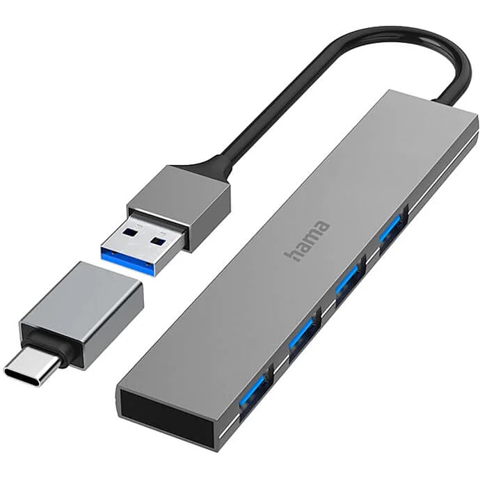 Hama usb hub x4 usb 3.2g 1,5gb