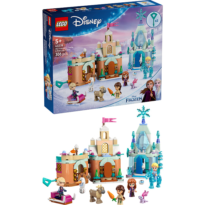 LEGO Disney Frost Arendal Slot og Elsas Ispalads 43278