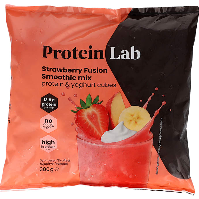 Protein Lab Smoothieblanding banan, jordbær, æble