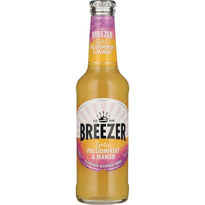 Breezer m. passionsfrugt og mango