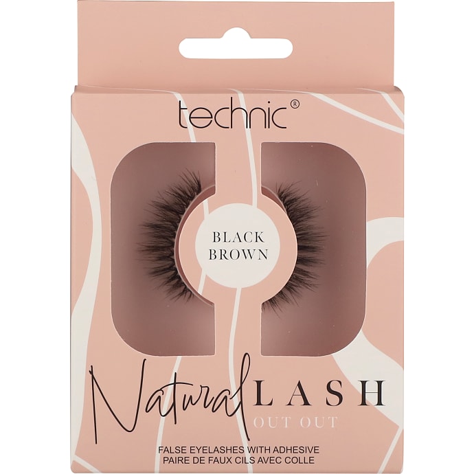Technic Kunstige Øjenvipper Black Brown