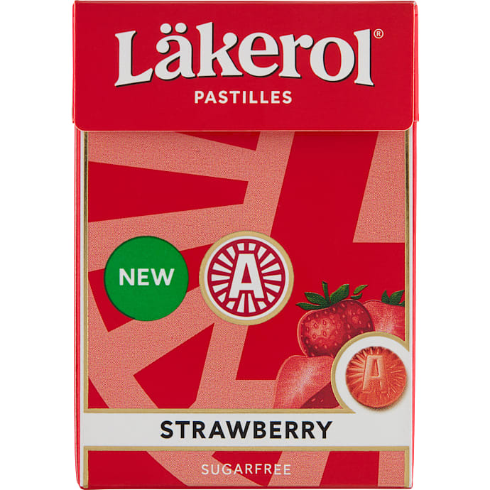 Läkerol Pastiller Jordbær Sukkerfri