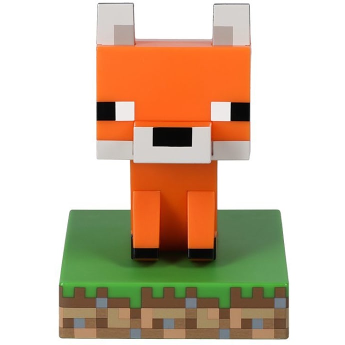 Minecraft Fox lampe - orange<BR>