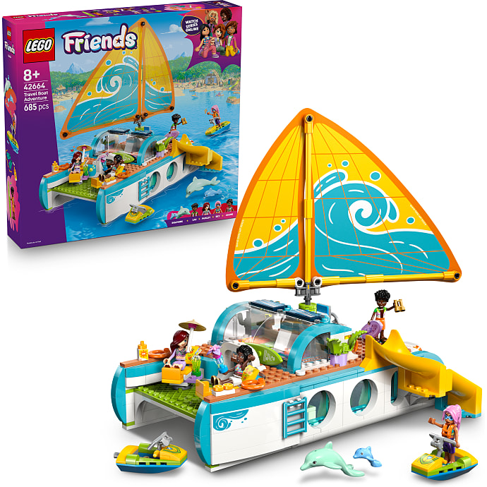 LEGO Friends Eventyrfyldt bådrejse 42664