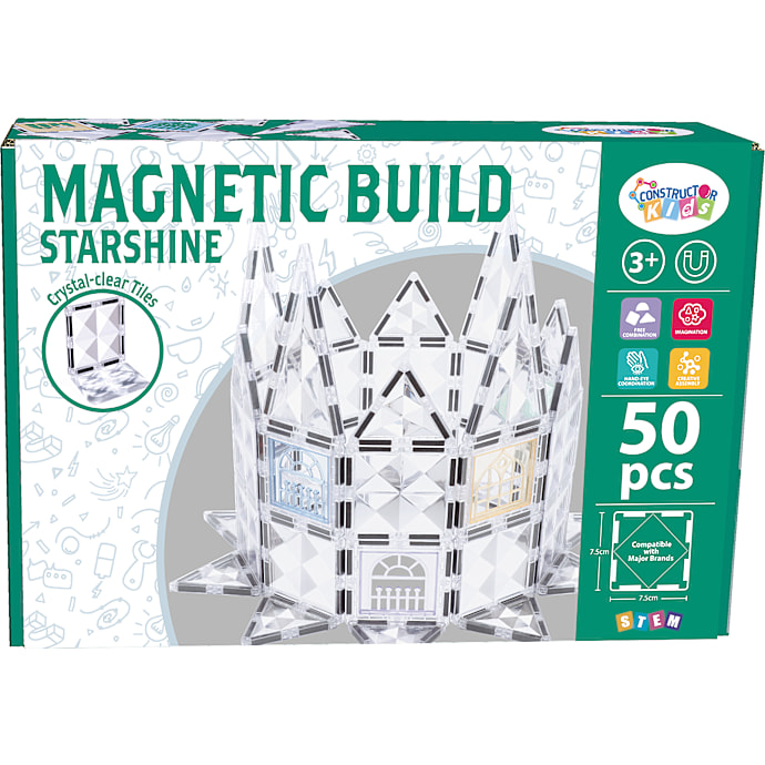 Constructor Kids magnetisk byggesæt 50 dele
