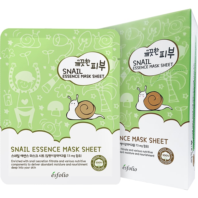 Esfolio Ansigtsmaske med Snegleserum