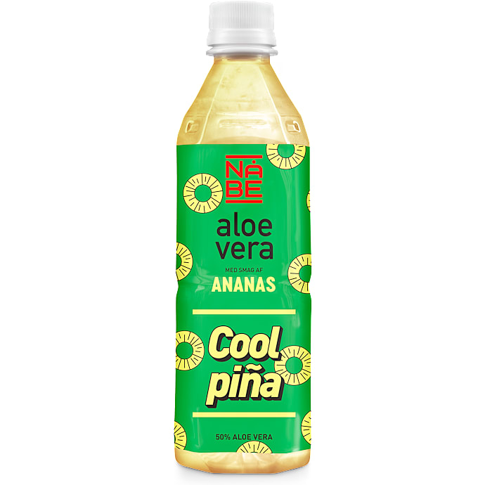 Aloe vera drik med Piña colada smag