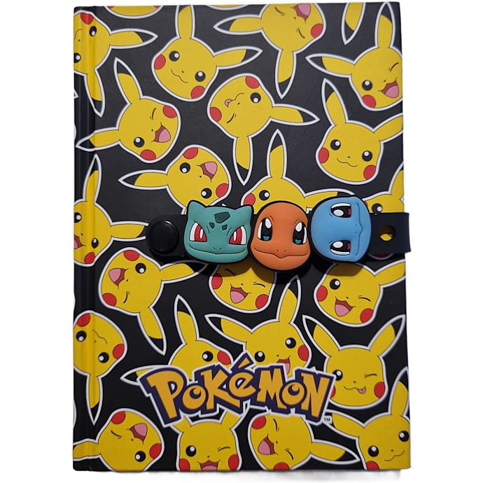 Pokémon notesbog med armbånd