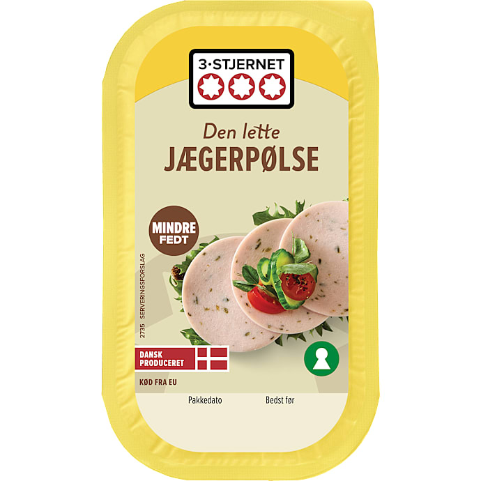 Jægerpølse i skiver 9% fedt