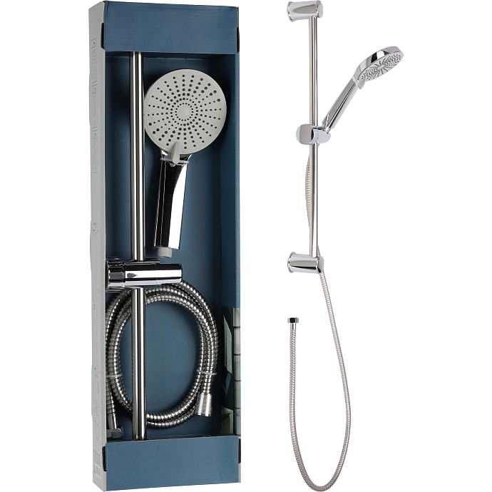 Bathroom Solutions Brusesæt Ø110 mm 3 Funktioner Krom